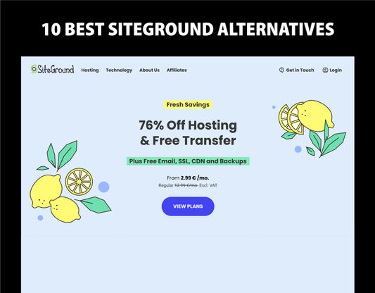 10 Best SiteGround Alternatives for 2023 (with Reviews)