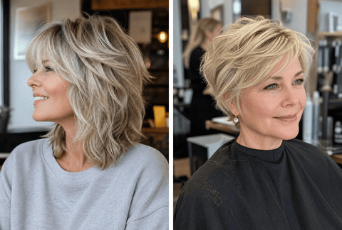 27 Chic Blonde Hairstyles for Women Over 50