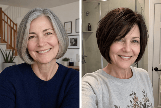 27 Stunning Chin Length Hairstyles for Women Over 50