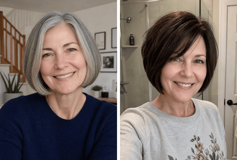 27 Stunning Chin Length Hairstyles for Women Over 50