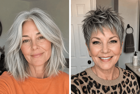 27 Age-defying Choppy Hairstyles for Women Over 60