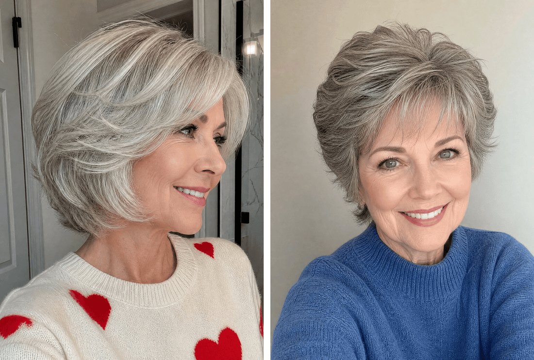 27 Chic Feathered Hairstyles for Older Women