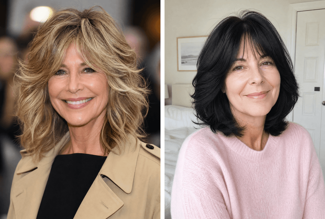 24 Powerful Feathered Hairstyles For Women Over 50