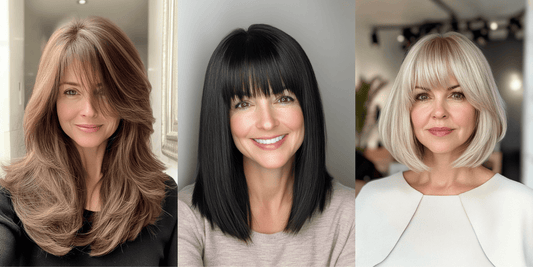 Hairstyles for Women over 40 with Bangs