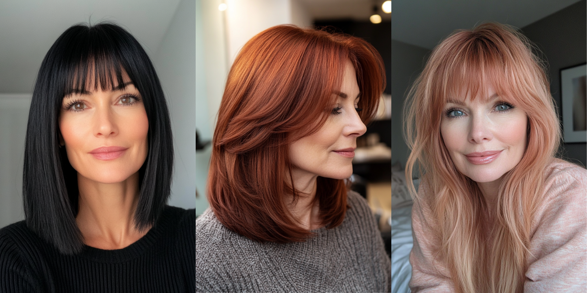 25+ Fresh Hairstyles for Women Over 50 with Bangs in 2025 CreativeBooster