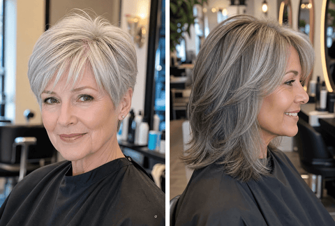 27 Stunning Hairstyles for Women Over 50 with Gray Hair