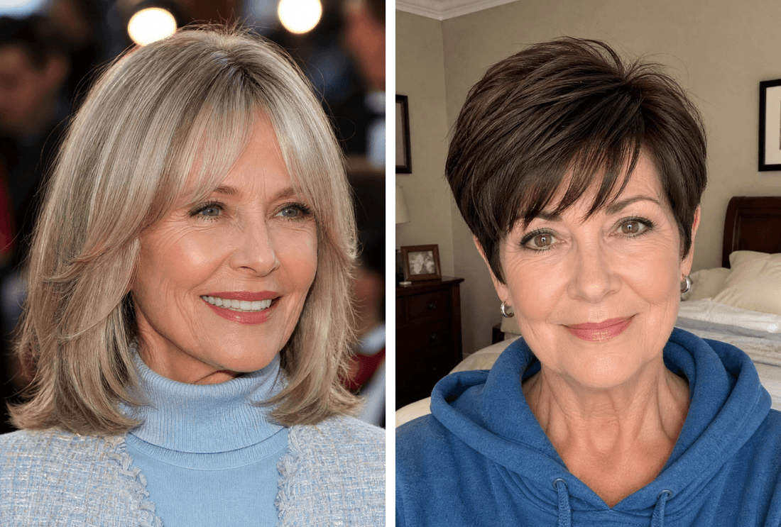 27 Chic Hairstyles For Women Over 60 With Bangs