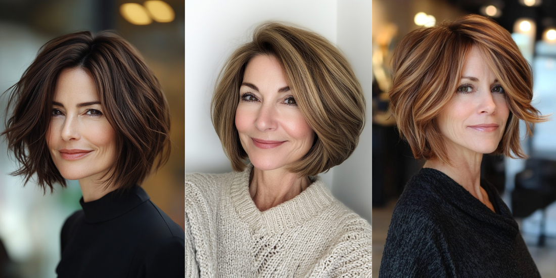 24 Stunning Inverted Bob Haircuts for Older Women 2025