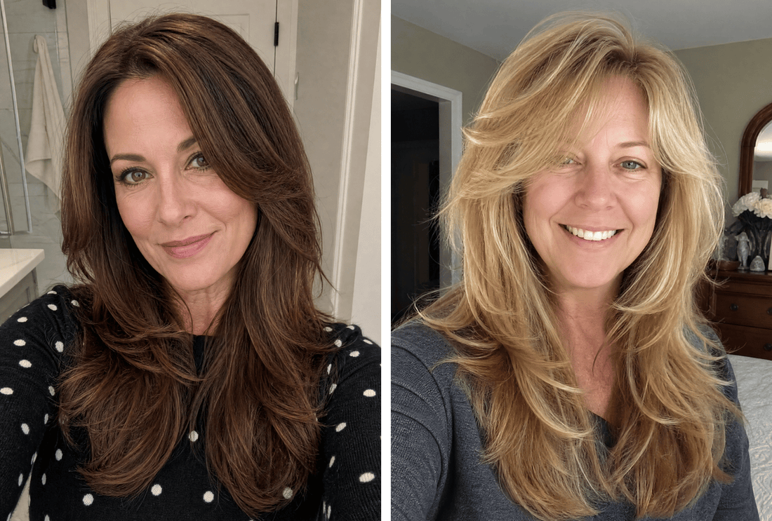 27 Stylish Layered Hairstyles for Women Over 40