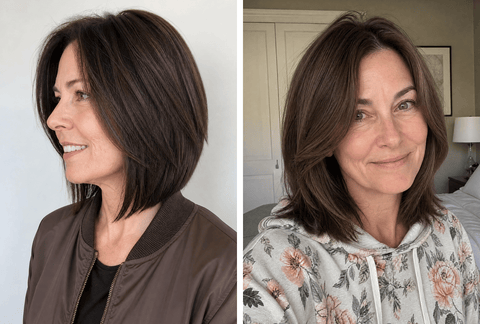 27 Ultra-Chic Layered Lob Hairstyles for Women Over 50
