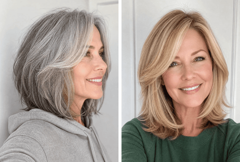 25+ Gorgeous Long Bob Hairstyles for Older Women