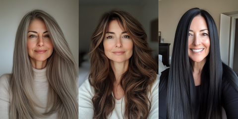 21 Gorgeous Long Hairstyles for Women Over 50