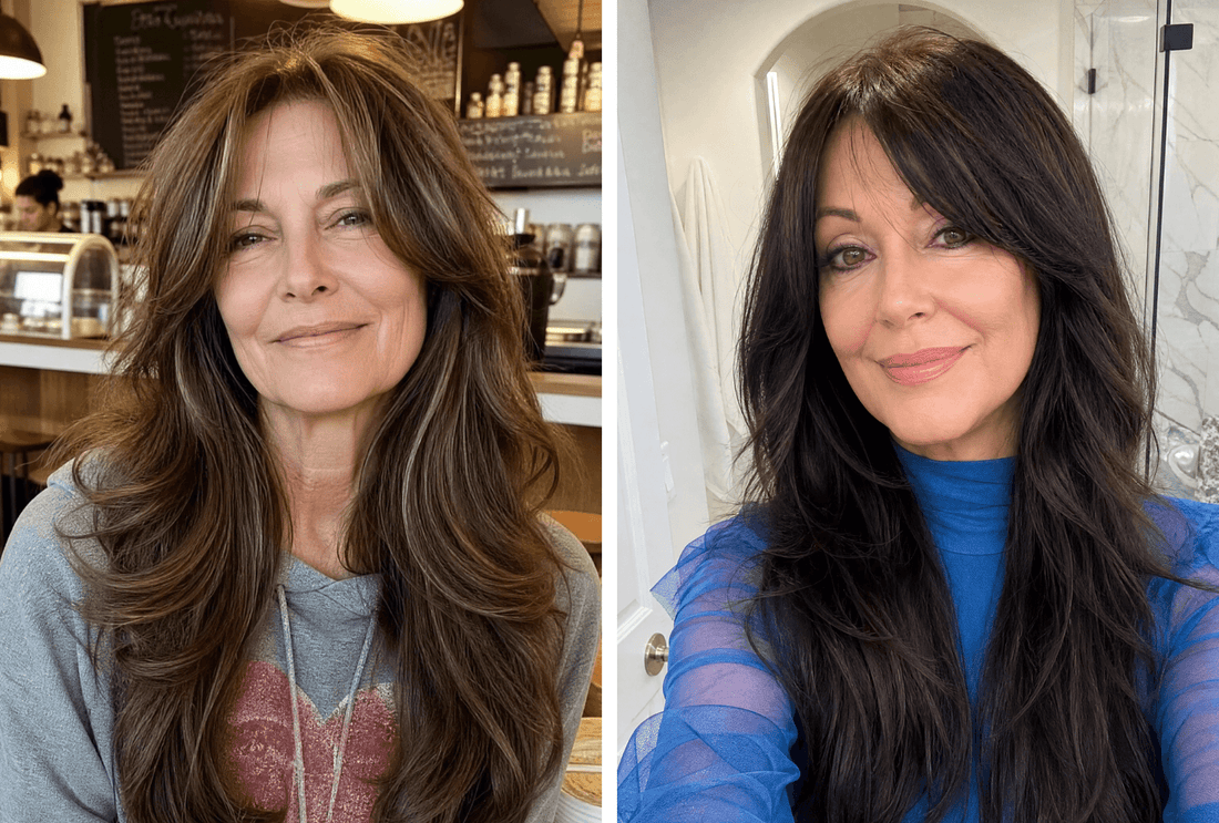 26 Powerful Long Hairstyles For Women Over 60