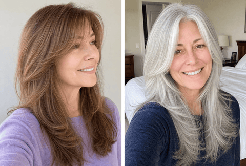 27 Fresh Long Layered Hairstyles for Women Over 50