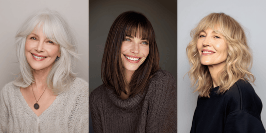 25+ Stunning Medium Length Haircuts with Bangs for Women Over 50 2025