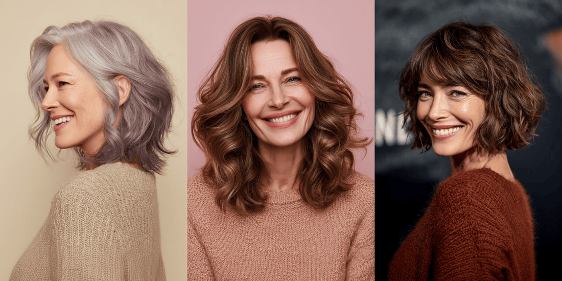 27 MustSee Medium Length Hairstyles for Older Women with Wavy Hair in