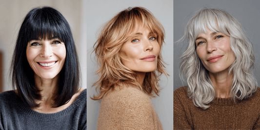27 Stylish Medium Length Hairstyles for Women Over 50 with Bangs 2025