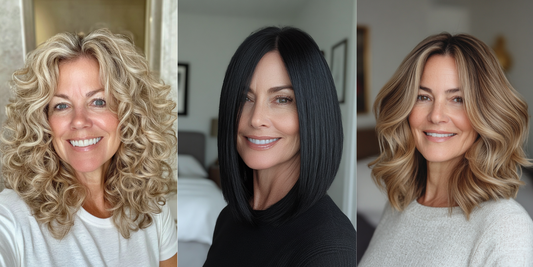 24 Stunning Middle Part Hairstyles for Women Over 50