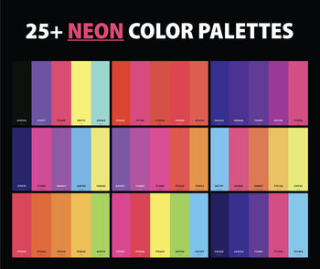 25+ Best Neon Color Palettes with Names and Hex Codes – CreativeBooster