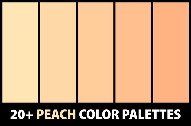 20+ Best Peach Color Palettes for 2024 (Colors That Go With Peach ...