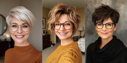 24 Stunning Pixie Haircuts for Women Over 50 With Glasses