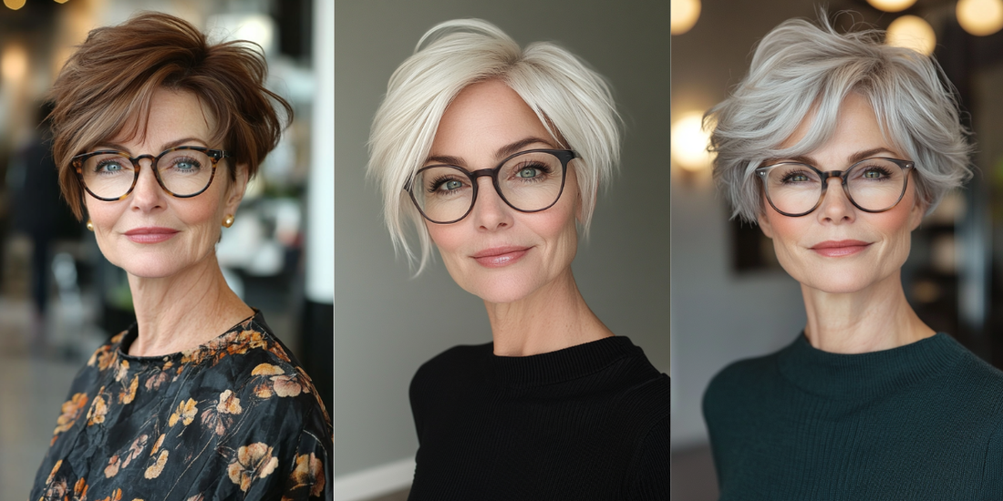 19 Stylish Pixie Haircuts For Women Over 60 With Glasses