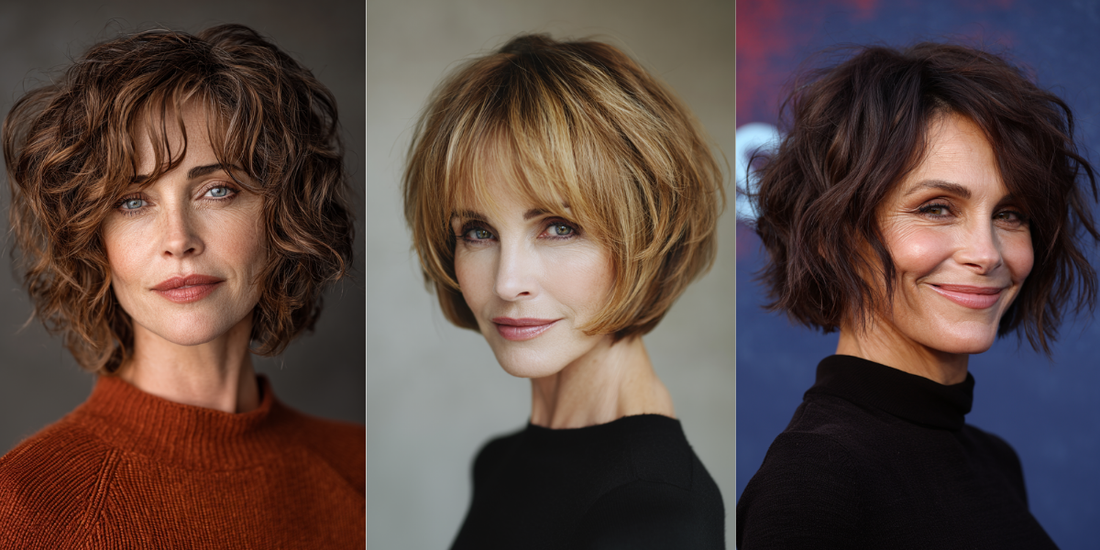 19 Must-See Round Face Haircuts for Women Over 50
