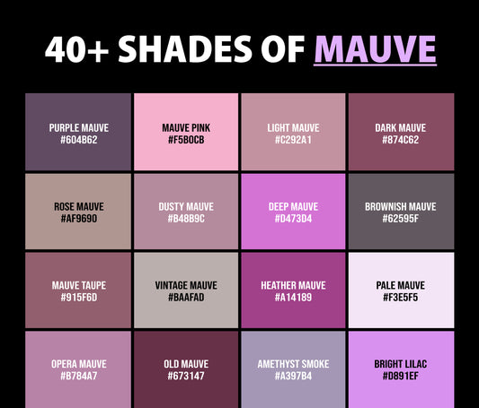 The Ultimate List of 245+ Shades of Purple Color With Names, Hex