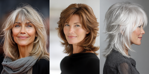 19 Gorgeous Shaggy Hairstyles for Older Women