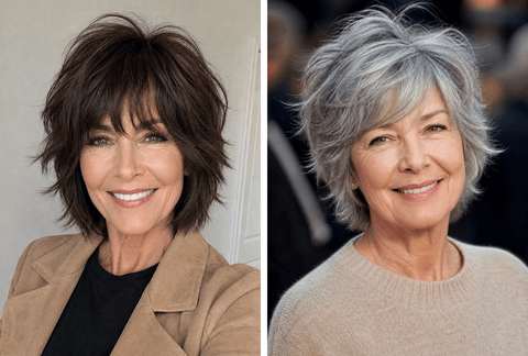 25+ Crazy-Good Shaggy Hairstyles for Women Over 60