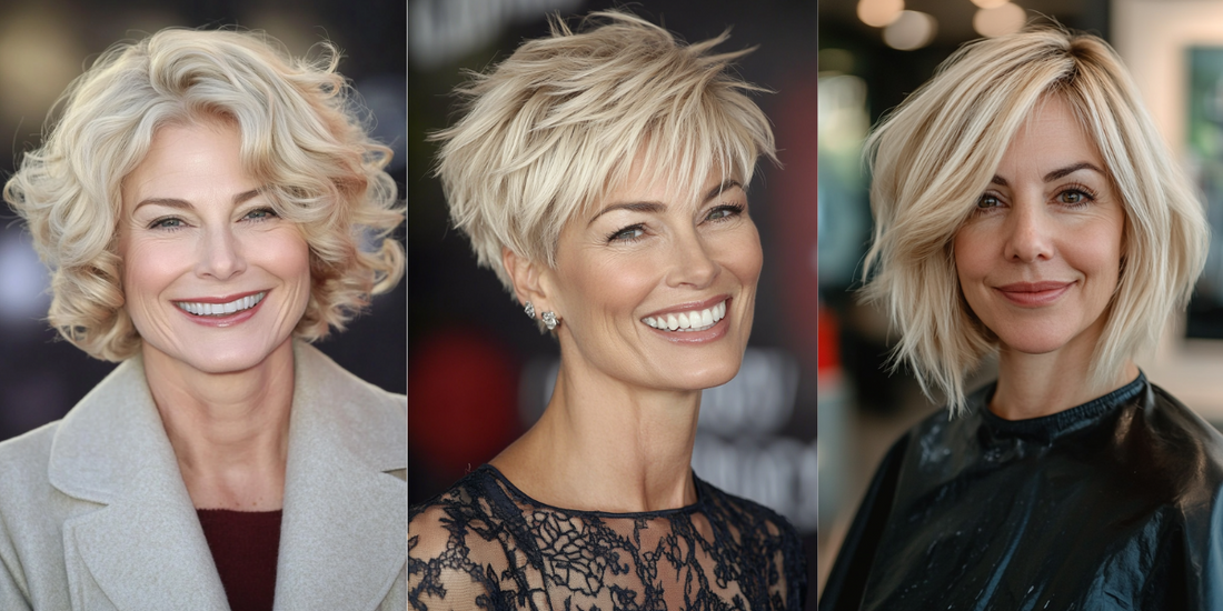 23 Stunning Short Blonde Hairstyles for Women Over 50