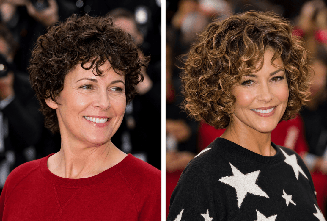 24 Stunning Short Curly Hairstyles For Women Over 40 You'll Want Saved