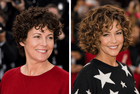 24 Stunning Short Curly Hairstyles For Women Over 40 You'll Want Saved