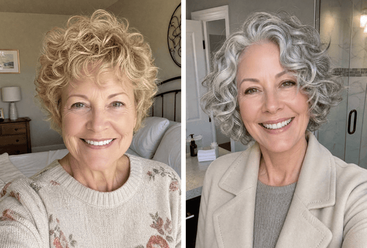 25+ Fresh Short Curly Hairstyles for Women Over 60