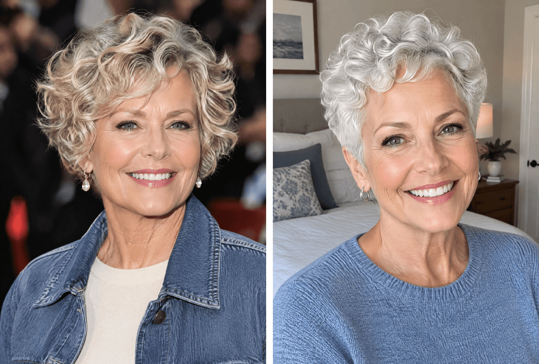 24 Refreshing Short Curly Hairstyles For Women Over 60