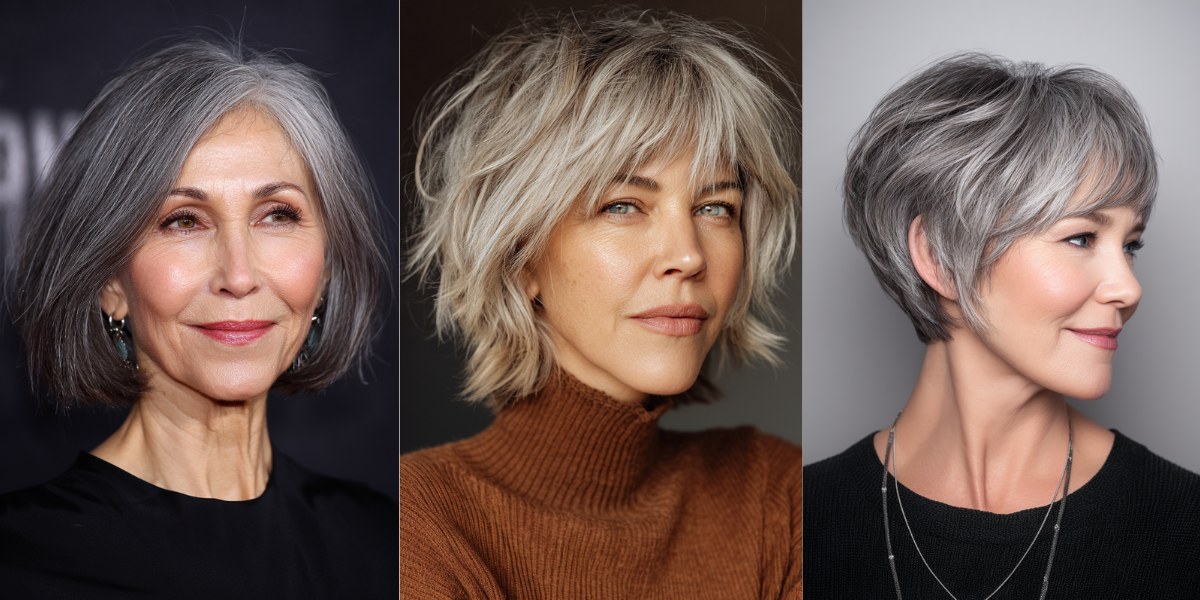 21 Stunning Short Grey Haircuts for Older Women 2026 – CreativeBooster