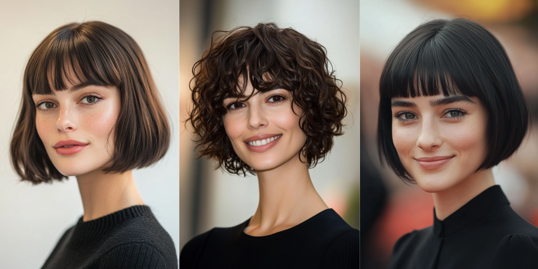 24 Stunning Short Haircuts with Curtain Bangs