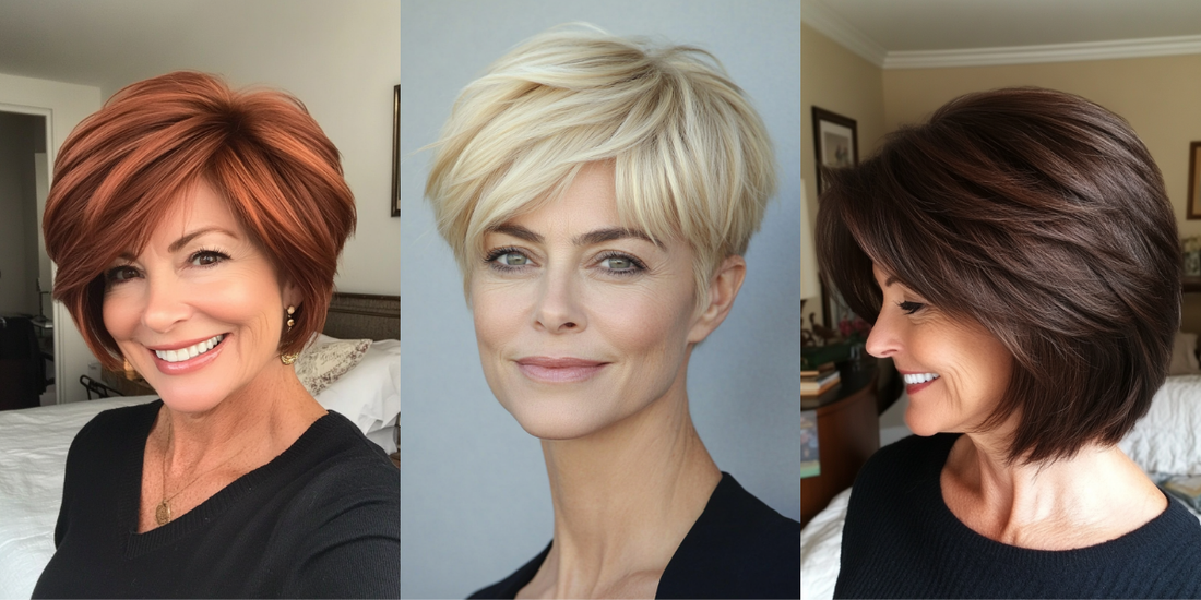 Short Hairstyles for Older Women with Thick Hair