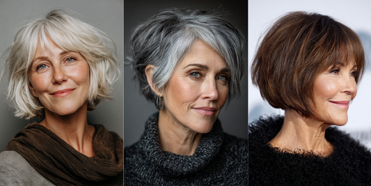 24 Must-See Short Hairstyles for Older Women with Thick Hair
