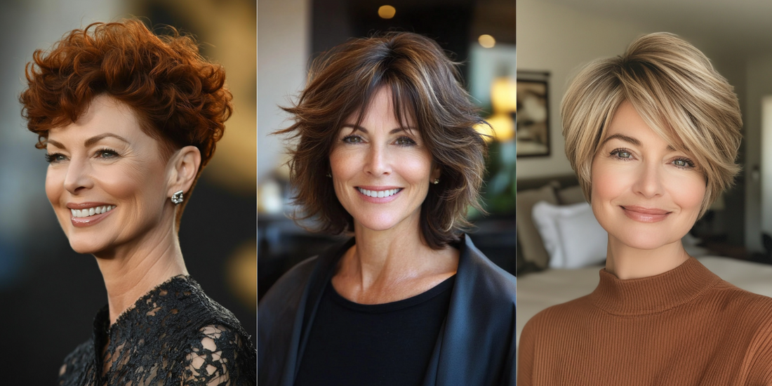 23 Stunning Short Hairstyles for Thick Hair for Women Over 50