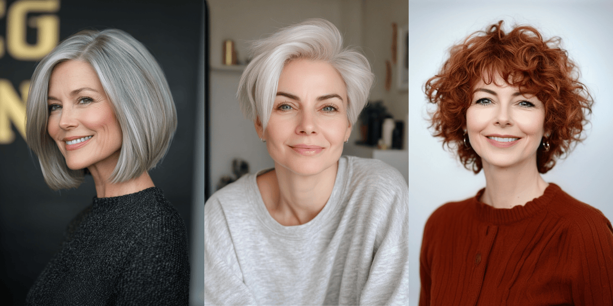 25+ Chic Short Hairstyles for Women Over 50 with Thick Hair in 2025