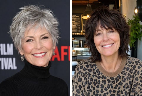 24+ Stunning Short Shag Hairstyles For Older Women