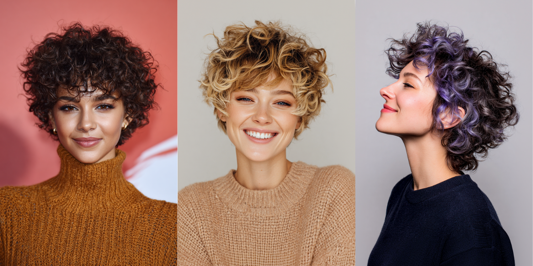 27 Stylish Short Shaggy Haircuts for Curly Hair 2025