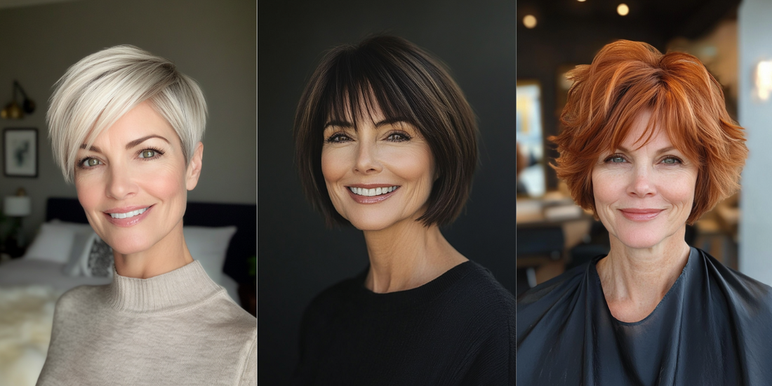 23 Stunning Short Straight Hairstyles for Older Women