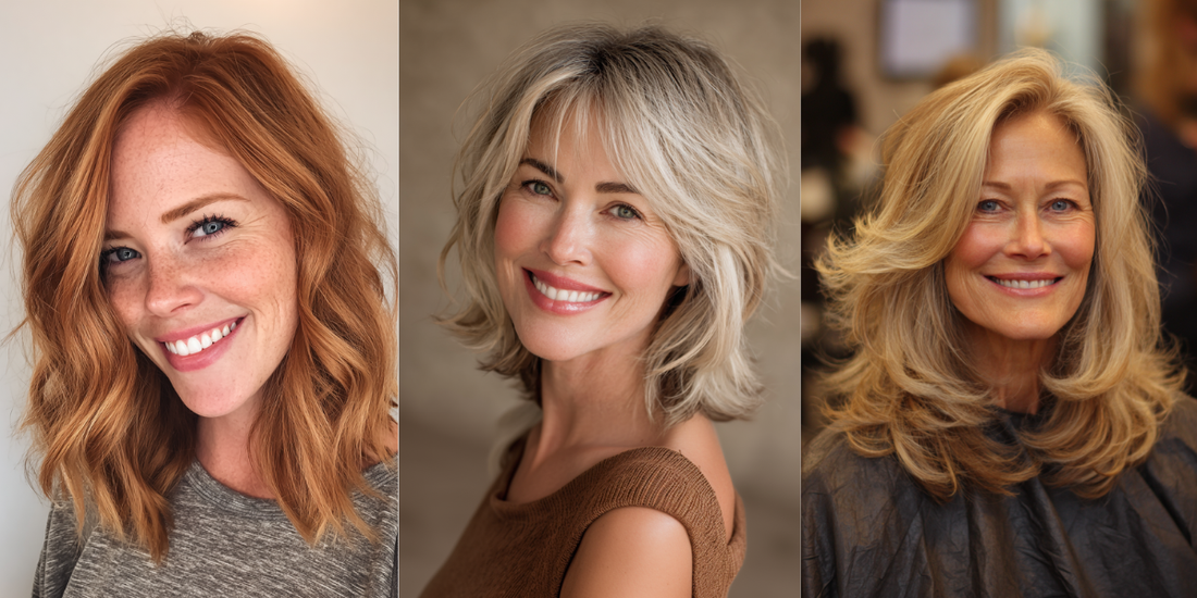 24 Gorgeous Shoulder Length Hairstyles for Thinning Hair for Women Over 40