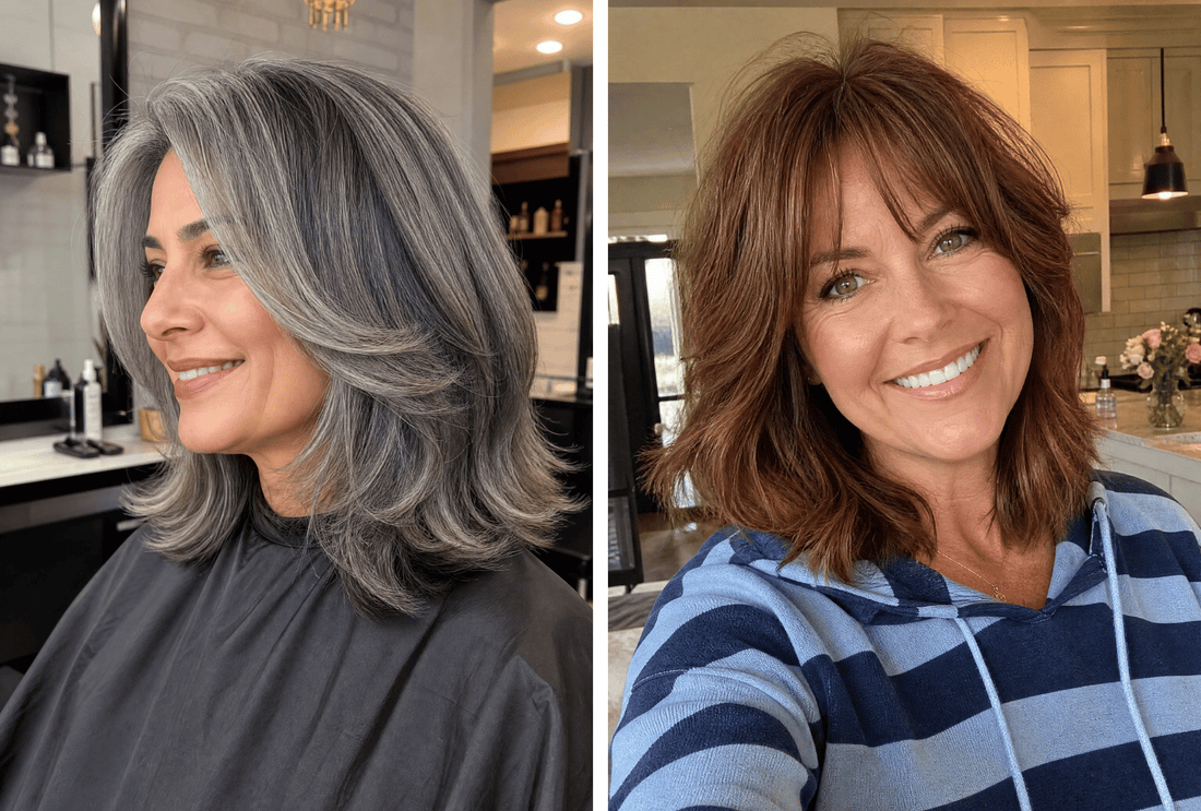 27 Chic Shoulder Length Hairstyles for Women Over 40