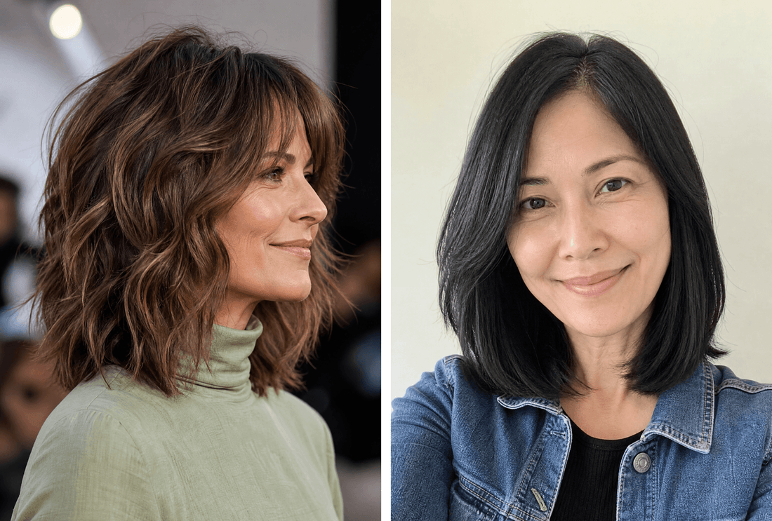 27 Stunning Shoulder Length Hairstyles For Women Over 40