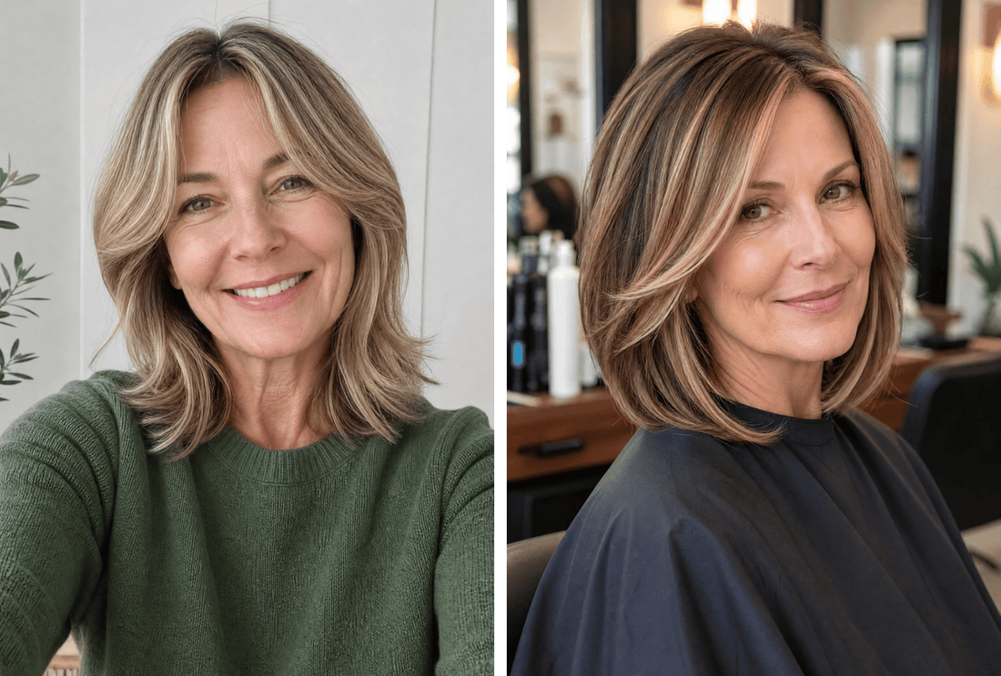 27 Stunning Shoulder Length Hairstyles for Women Over 50