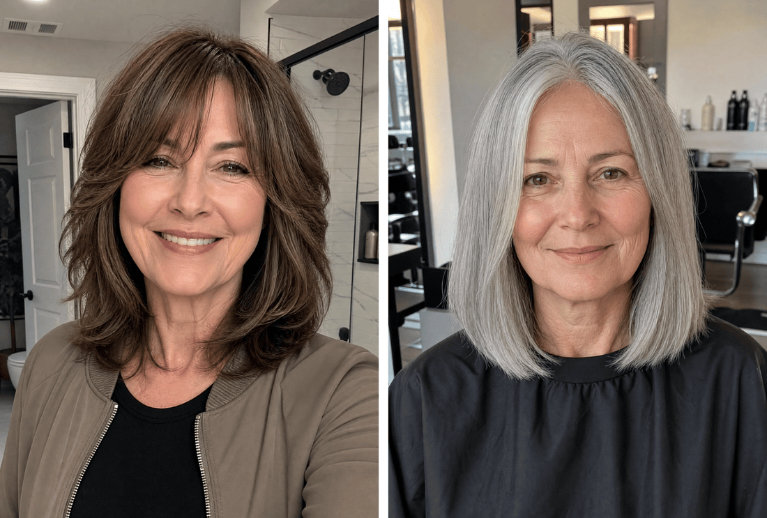 27 Stunning Shoulder Length Hairstyles for Women Over 60