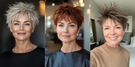 24 Stunning Spiky Short Haircuts for Women Over 60